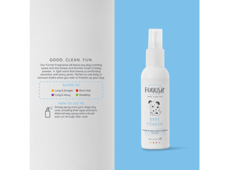 Furrish - Baby Powder hondenparfum - 150 ml.
