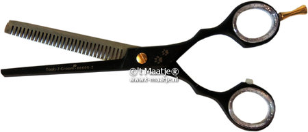 Enkelzijdige effileerschaar 15,5 cm (6 inch) - Black Edge