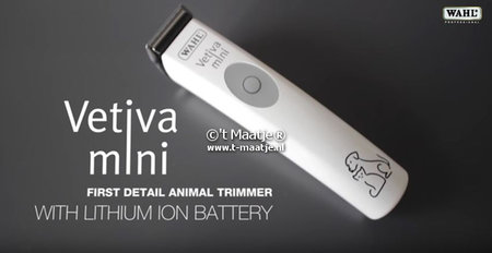 Trimmer met accu EN netvoeding - Wahl Vetiva Mini