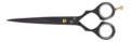Rechte trimschaar - 17 cm. (6,5 inch) - Black Edge