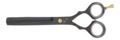 Enkelzijdige effileerschaar 15,5 cm - Black Edge - 6 inch