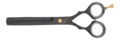 Enkelzijdige effileerschaar 15,5 cm (6 inch) - Black Edge 