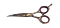 Gebogen trimschaar (zilver) - Het Maatje - 13 cm.