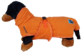 Teckel badjas - Royal Orange - Walk that Dog!