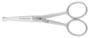 Gebogen potenschaartje - Witte (Rose Line)  - 11,5 cm. (4,5 inch)_